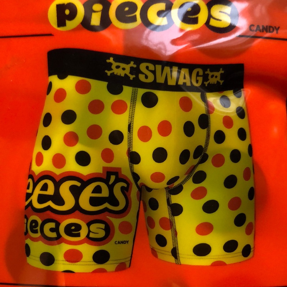 SWAG Reese's Yellow Polka Dot Men's Boxer Briefs